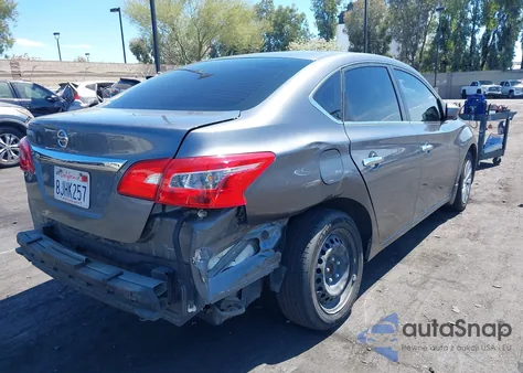 2019 Nissan Sentra S/Sv/Sr/Sl z USA, uszkodzony, nr VIN 3N1AB7AP2KY325652